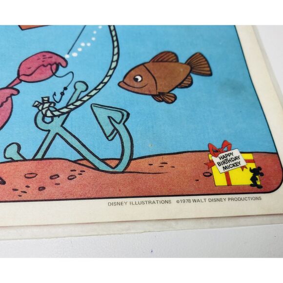 VTG Disney 1978 Lot of Two Mickey Goofy McDuck Pepsi Placemats Collectible Set - Picture 3 of 11